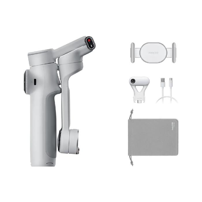 Insta360 Flow 2 AI Tracker Bundle - Stone Gray