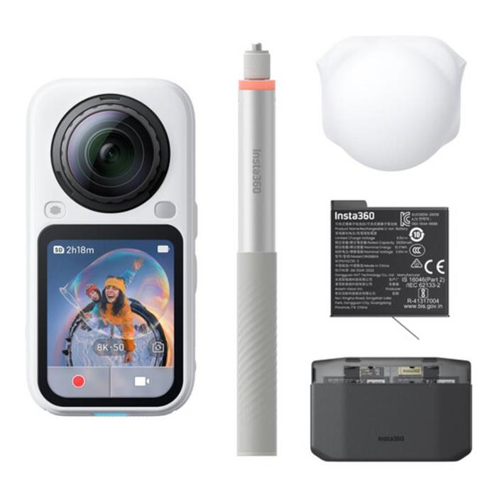Insta360 X6 Essentials Bundle - Arctic White