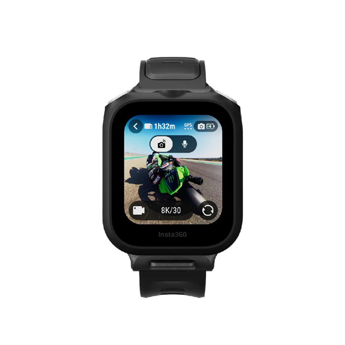 Controlador remoto Insta360 GPS para previsualización con micrófono incorporado